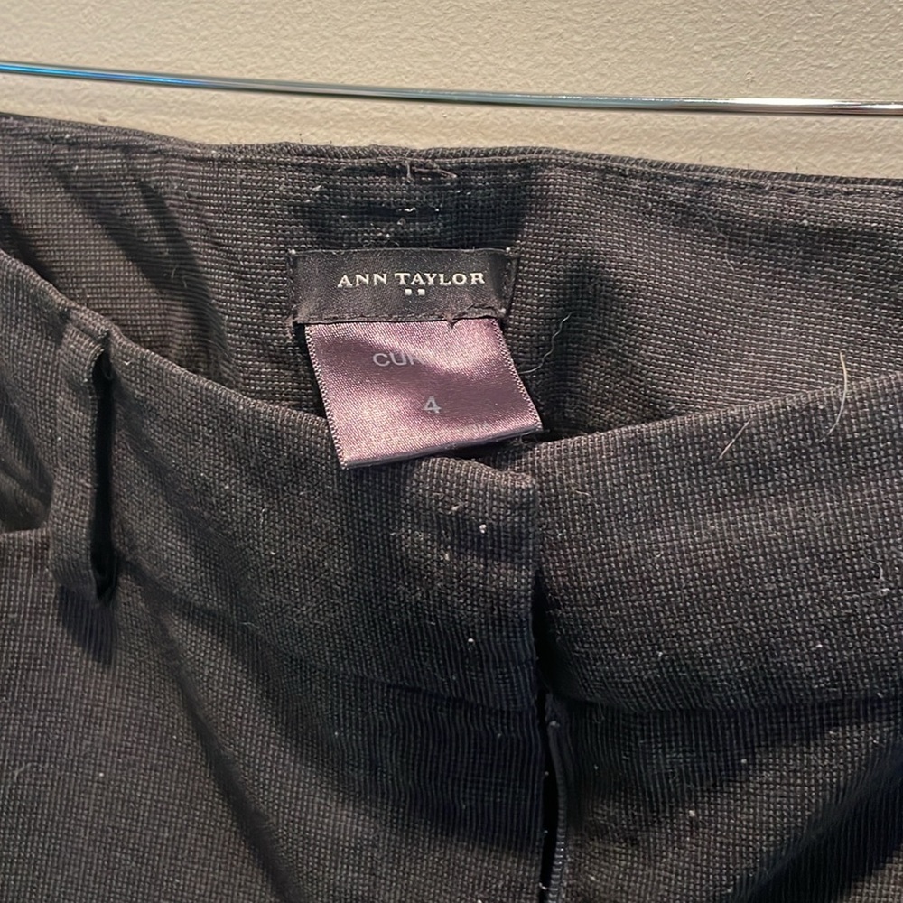 Ann Taylor Patterned Black Pants - image 3